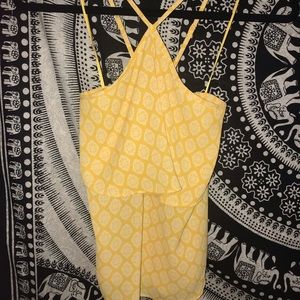 Yellow Halter Top